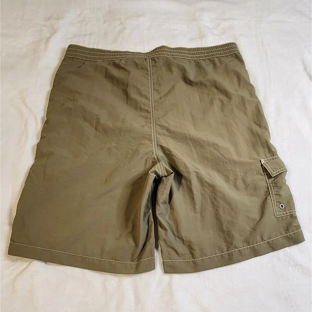 Polo Ralph Lauren‎ Men's Cargo Swim Trunks Board Shorts, Size Large, Khaki